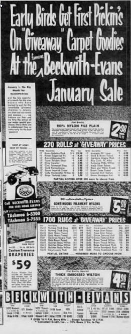 Beckwith-Evans - Old Ad (newer photo)